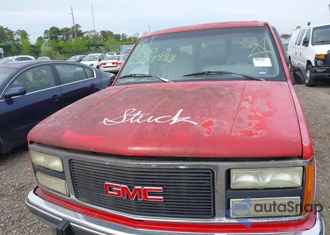 1992 GMC Suburban C1500 из США, поврежденный, VIN 1GKEC16K9NJ722021